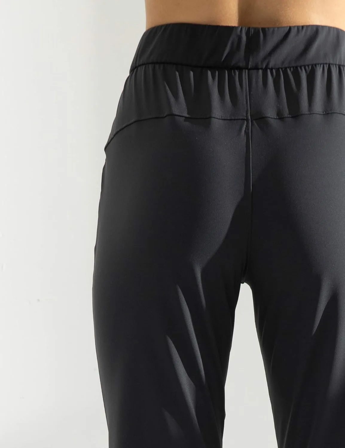 AJISAI Petite/Regular Women's 7/8 Joggers Travel Pants with Pockets Lounge Casual Stretch Workout Pants