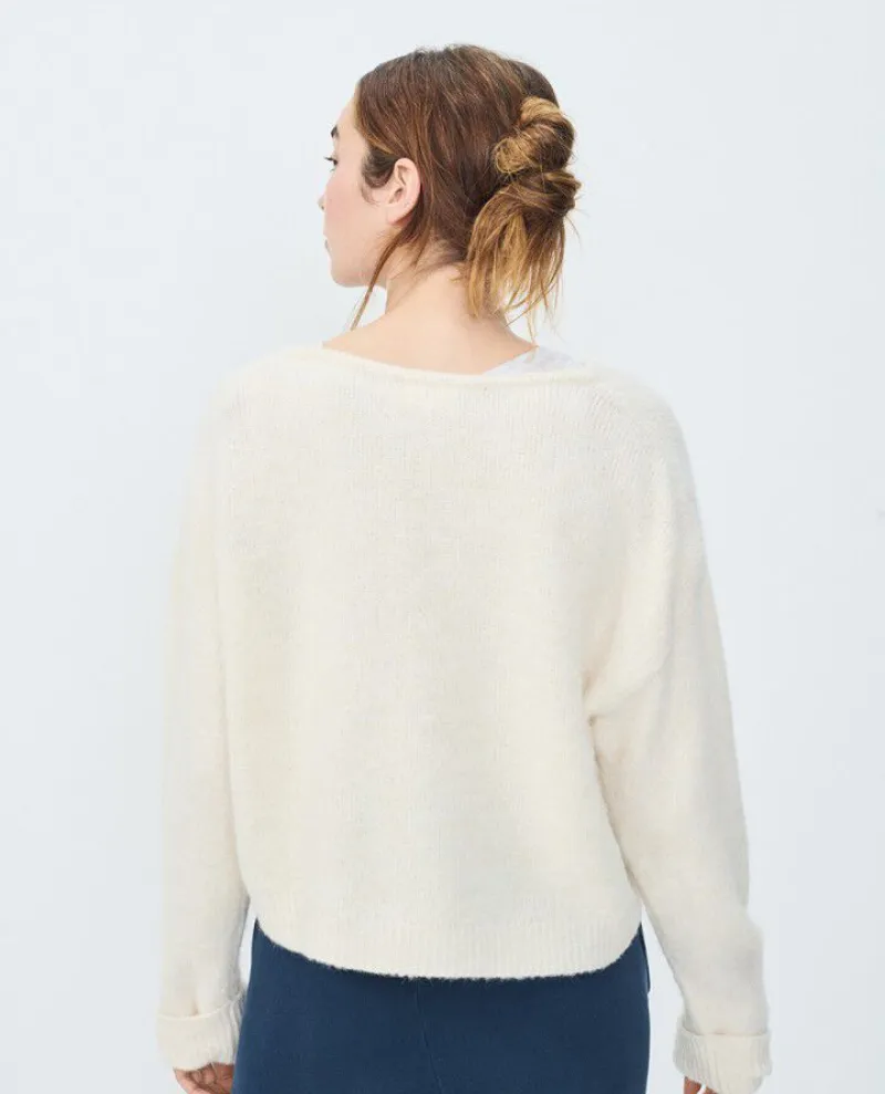 American Vintage East Pearl V-Neck Knit