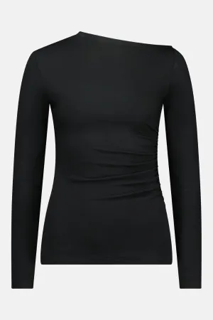 Beau Merino Knit Top Black