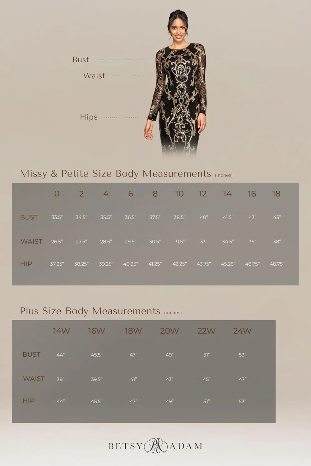 Betsy & Adam Women's Petite Long Stretch Illusion Sleeve Mock Neck Dress