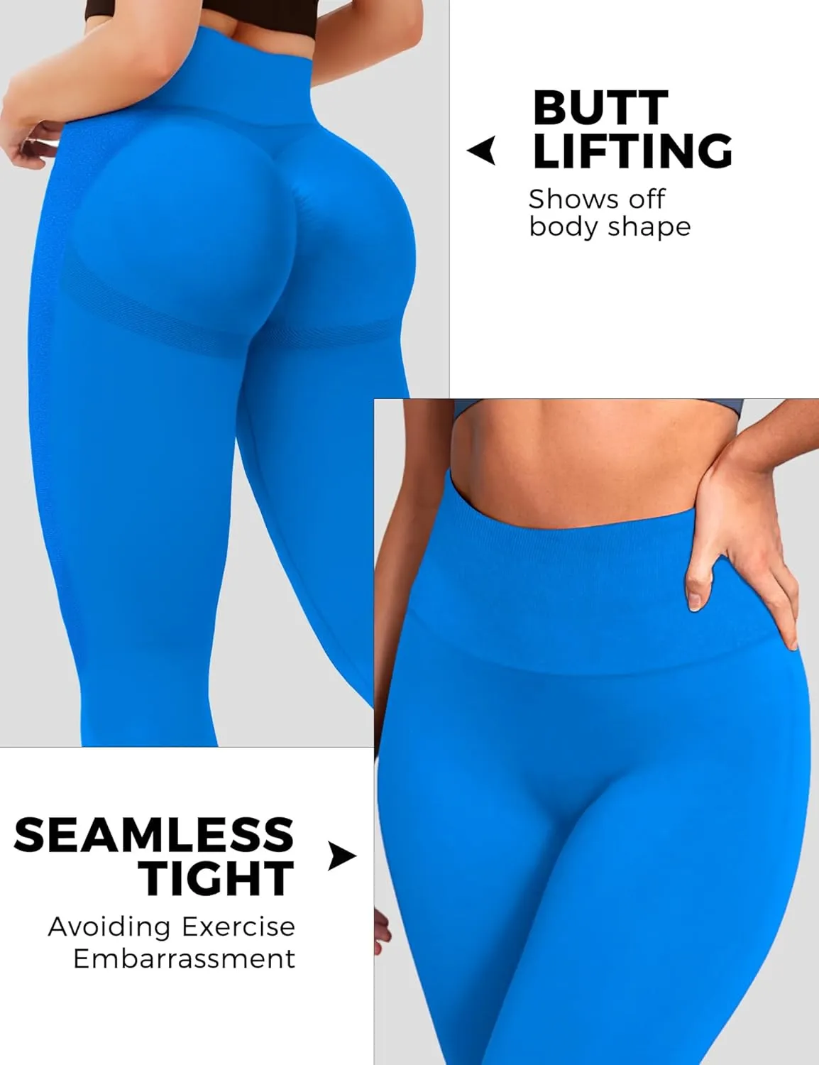 Buauty Scrunch Butt Lifting Leggings for Women Workout High Waisted Tummy Control Seamless Booty Gym Athletic Yoga Pants