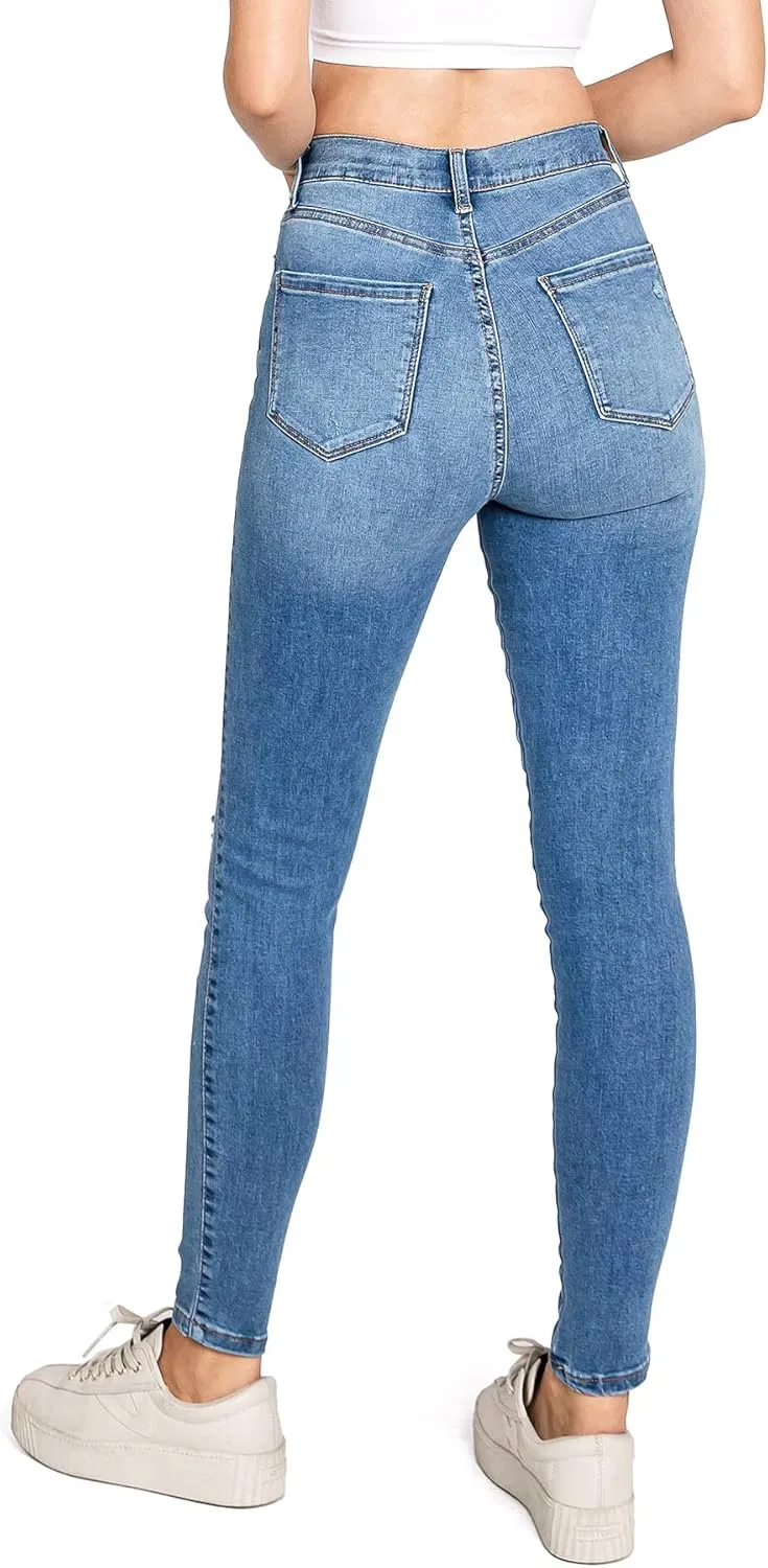 Celebrity Pink Regeneration Women's Juniors High Rise Skinny Jeans