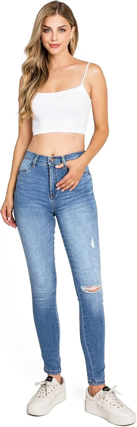 Celebrity Pink Regeneration Women's Juniors High Rise Skinny Jeans