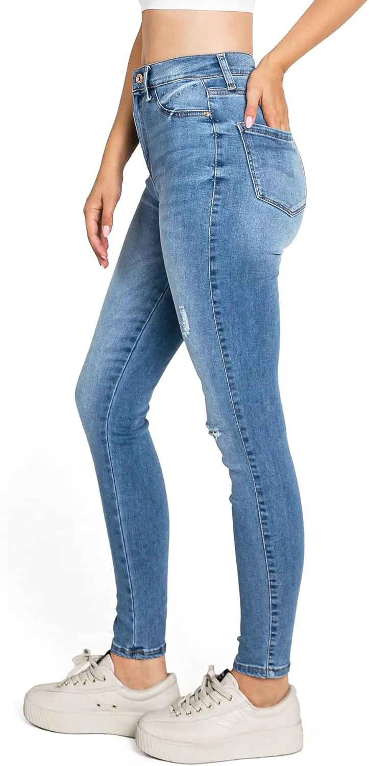 Celebrity Pink Regeneration Women's Juniors High Rise Skinny Jeans