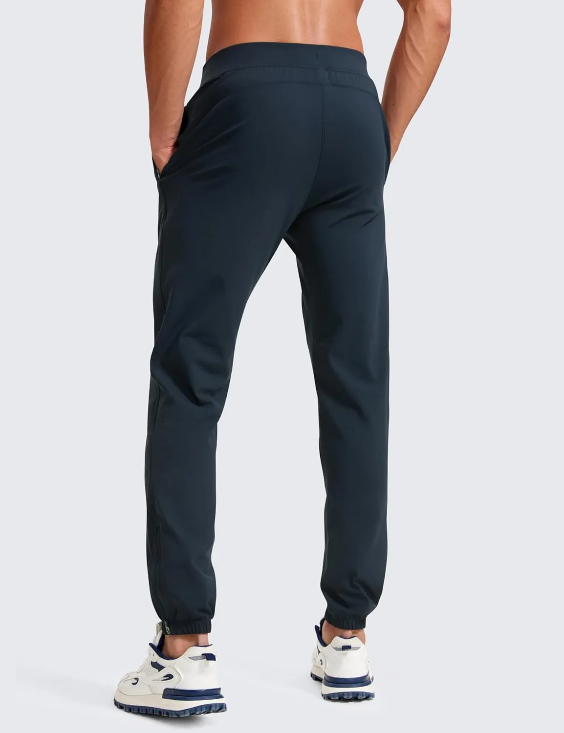 CRZ YOGA Mens 4-Way Stretch Golf Joggers with Pockets 30"/32" - Track Gym Athletic Workout Hiking Pants
