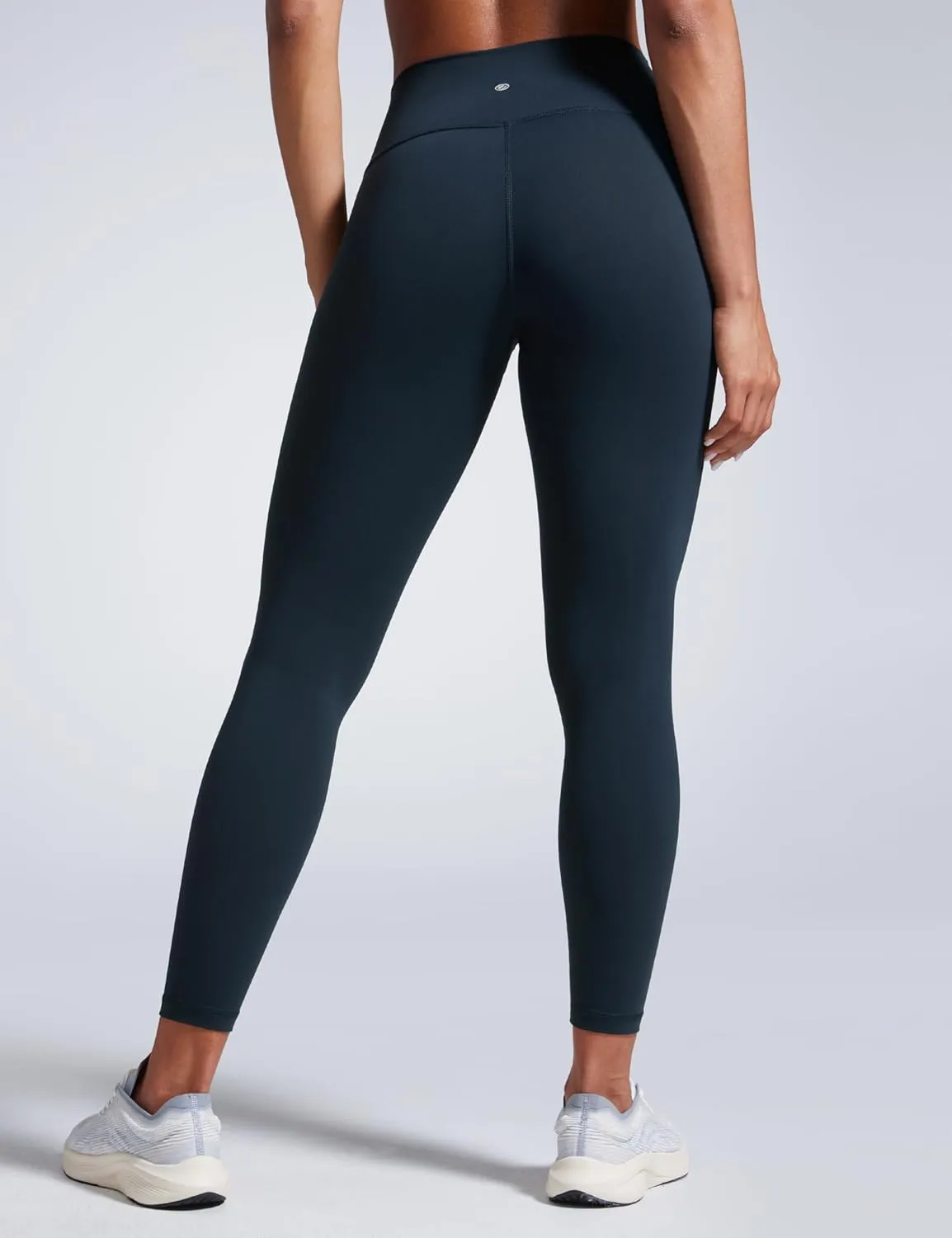 CRZ YOGA Women Butterbreeze Workout Leggings 25 Inches - High Waisted Tummy Control Athletic Gym Yoga Running Cycling Pants