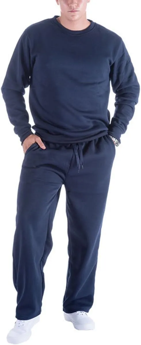 Facitisu Mens Active Fleece Athletic Sweatpant Basic Running Drawstring Workout Sweat Pants
