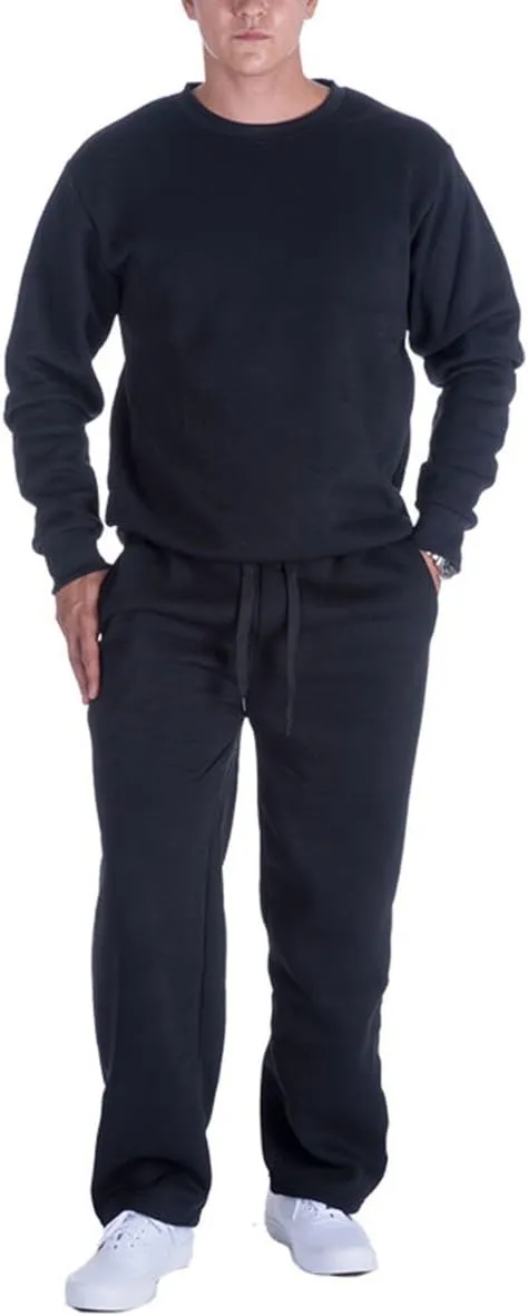 Facitisu Mens Active Fleece Athletic Sweatpant Basic Running Drawstring Workout Sweat Pants