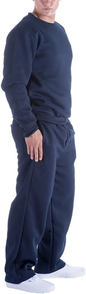 Facitisu Mens Active Fleece Athletic Sweatpant Basic Running Drawstring Workout Sweat Pants