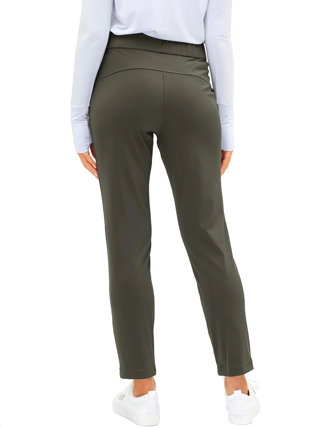 G Gradual Women's Pants with Deep Pockets 7/8 Stretch Ankle Sweatpants for Golf, Athletic, Lounge, Travel, Work
