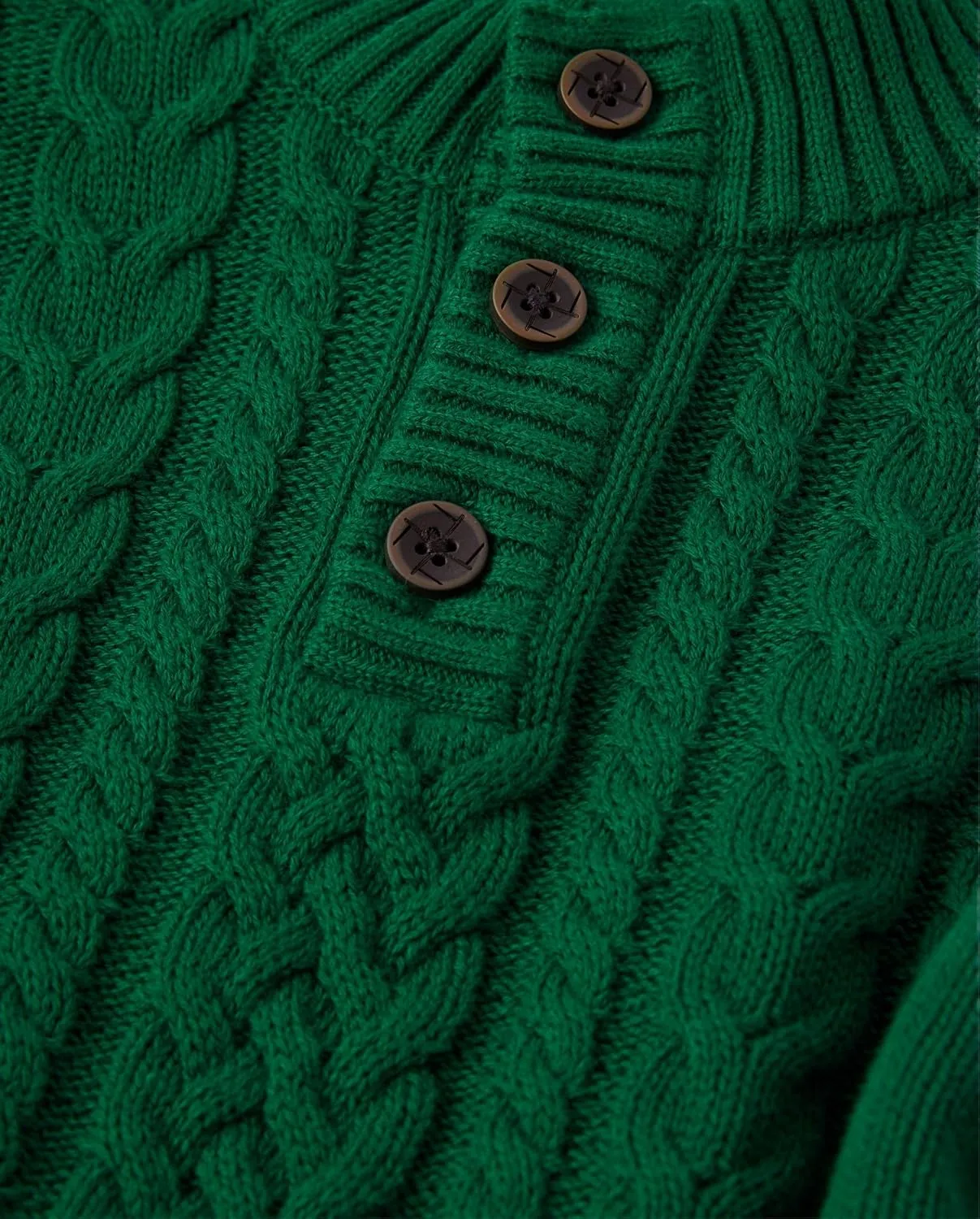 Gymboree Boys' and Toddler Quarter Button Cable Knit Pullover Sweater