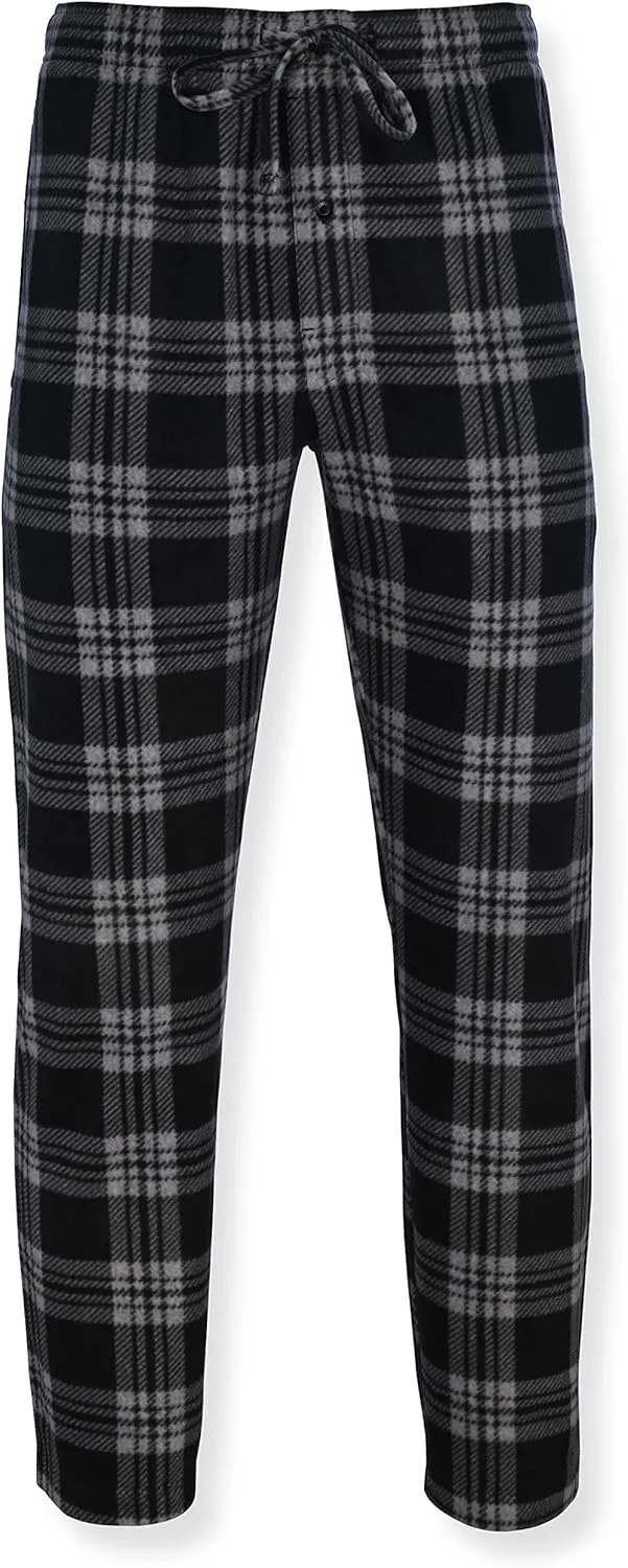 Hanes Men's Microfleece Plaid Sleep Pant