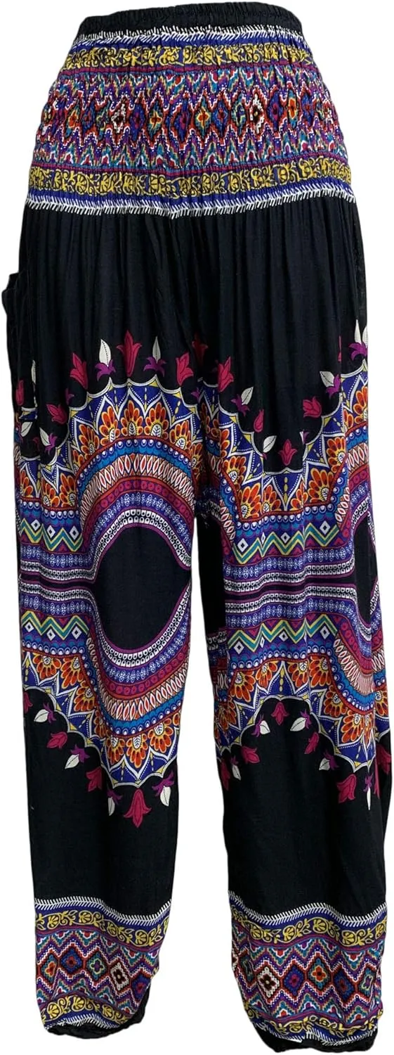 Indian Bohemian Gypsy Ethnic Dashiki Print Yoga Cotton Harem Pants