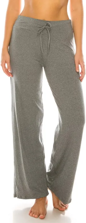 Leggings Depot Women's Drawstring Pajama Pants Wide Leg Casual Comfy Sleepwear for Lounge and Yoga