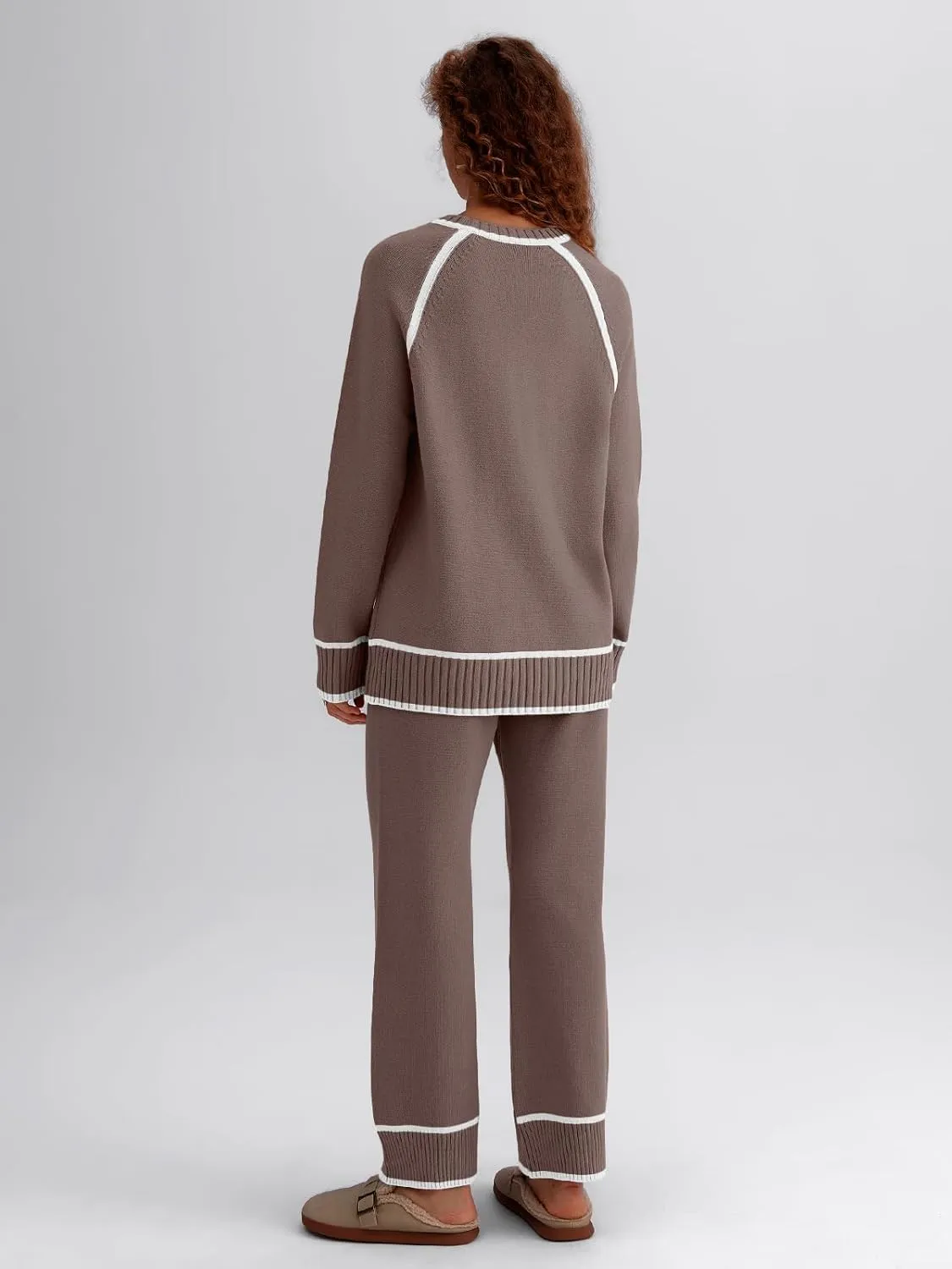 LILLUSORY 2 Piece Knit Lounge Set Womens Matching Sweater Sets