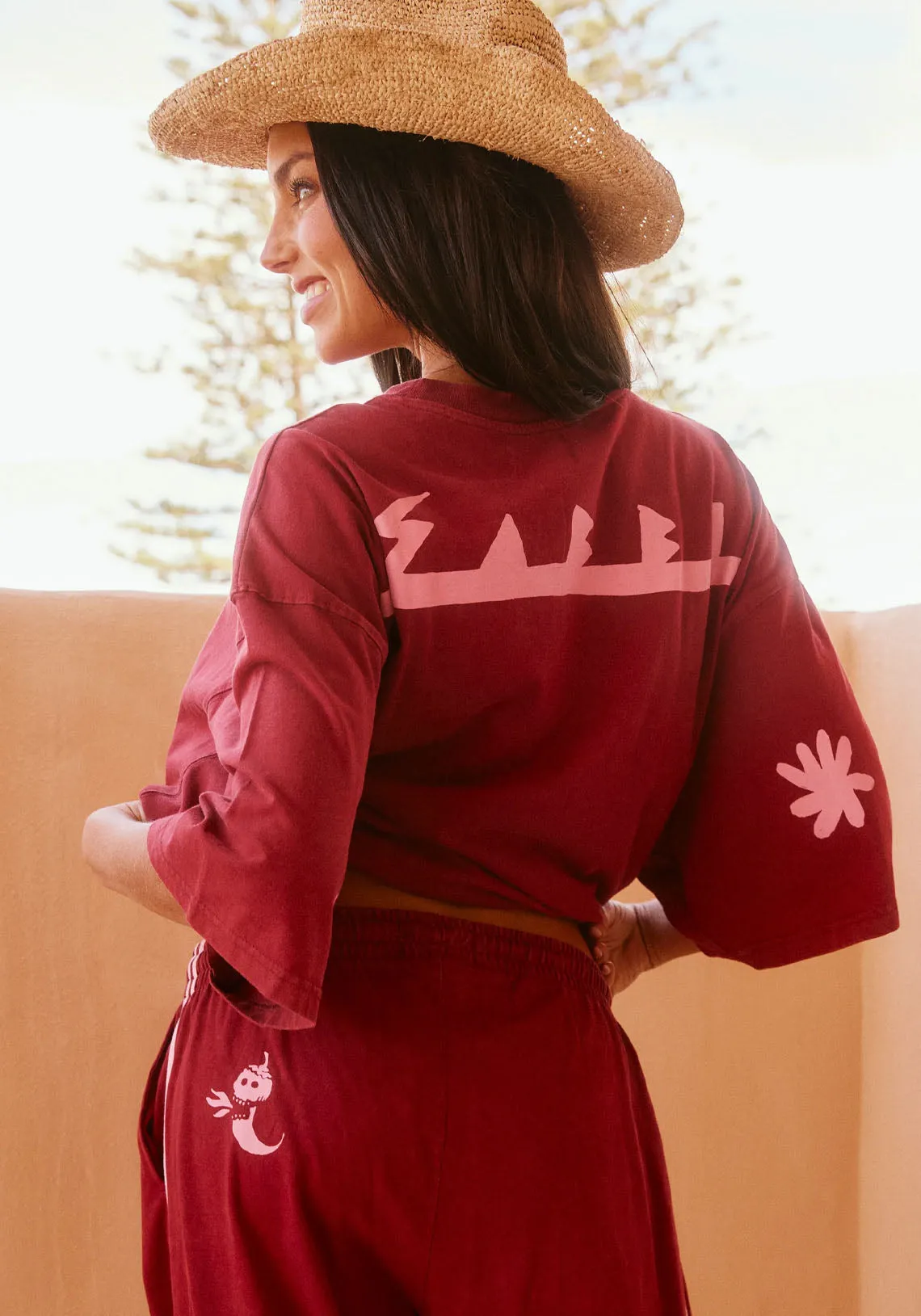 MARGIE TEE MAROON