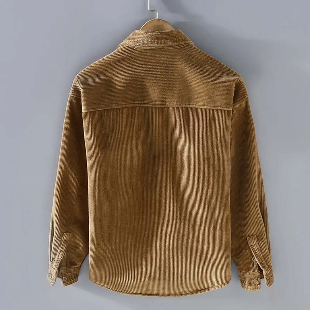 Men's Fleece-Lined Long-Sleeve Shirt