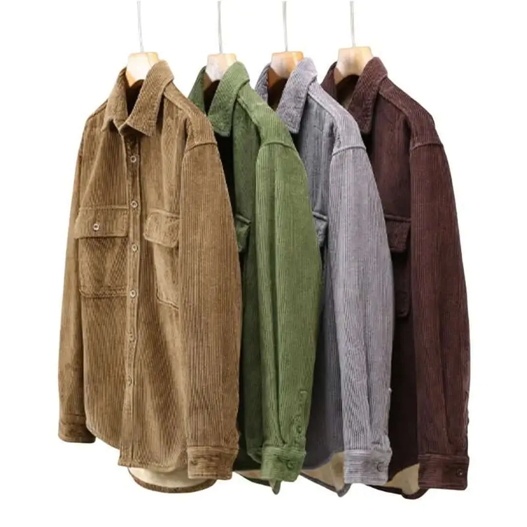 Men's Fleece-Lined Long-Sleeve Shirt