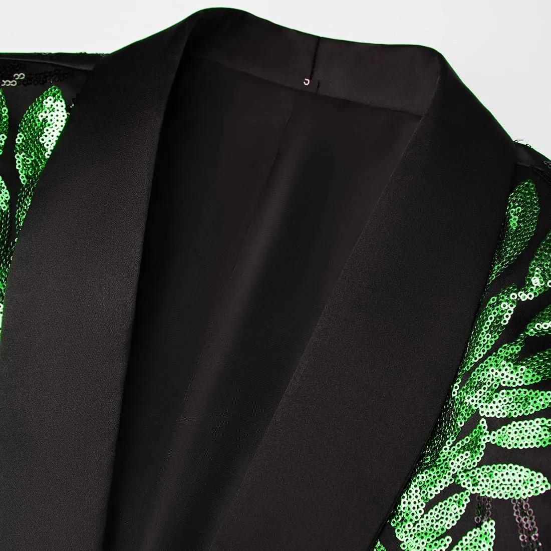 Men's High-end Positioning Sequins Luxury Suits One Button Shawl Lapel Blazer Jacket Pants,Men Tuxedo Suit Set