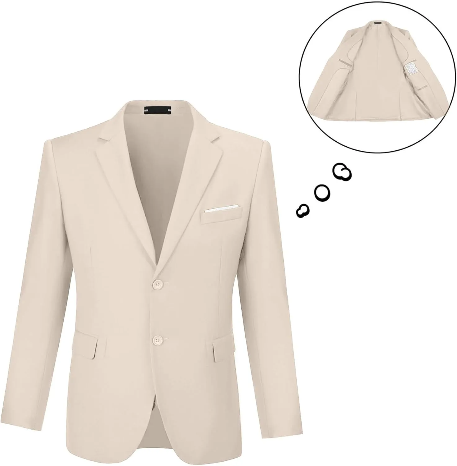 Men's Suits Tuxedo Suit Outfits for Men 3 Pieces Mens Wedding Business Formal Suit Set Jacket Vest Pants