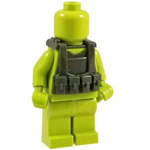 Minifig Olive Drab Tactical Vest 2