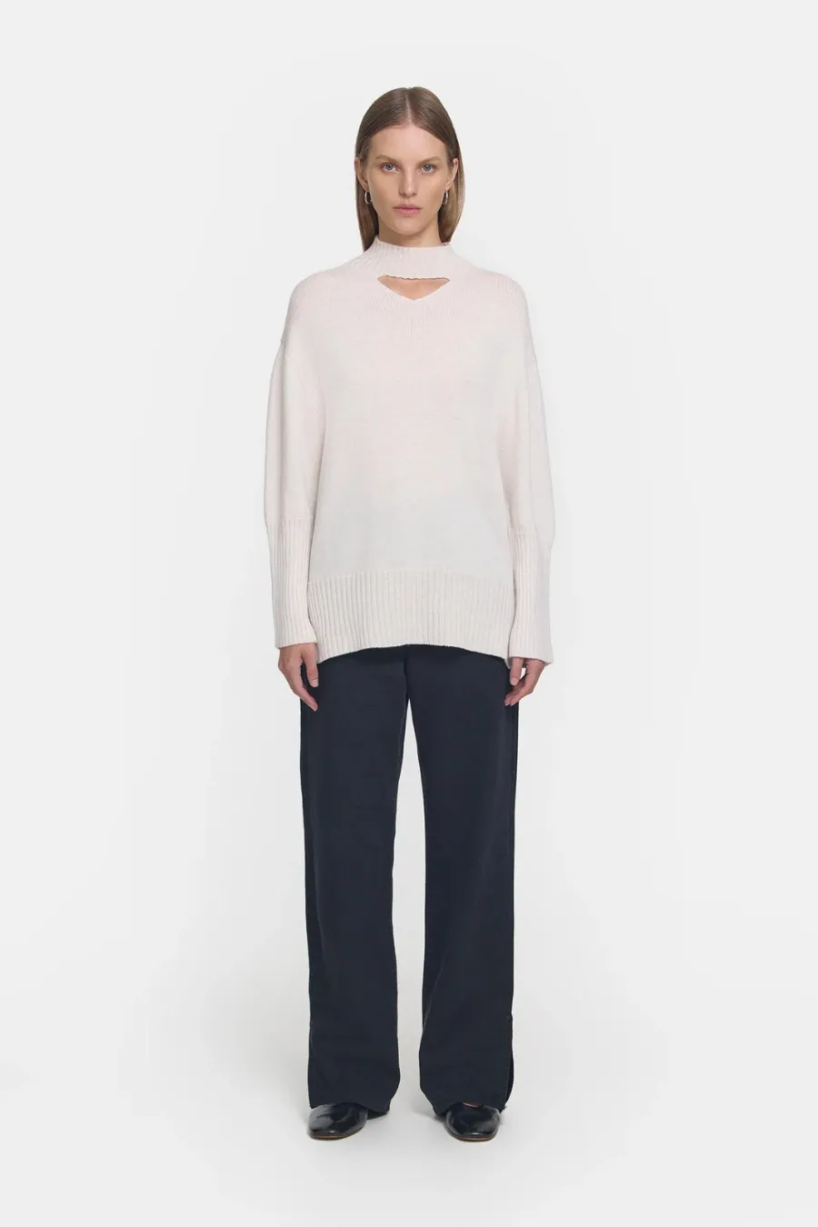 Monaco Knit Ivory Marle