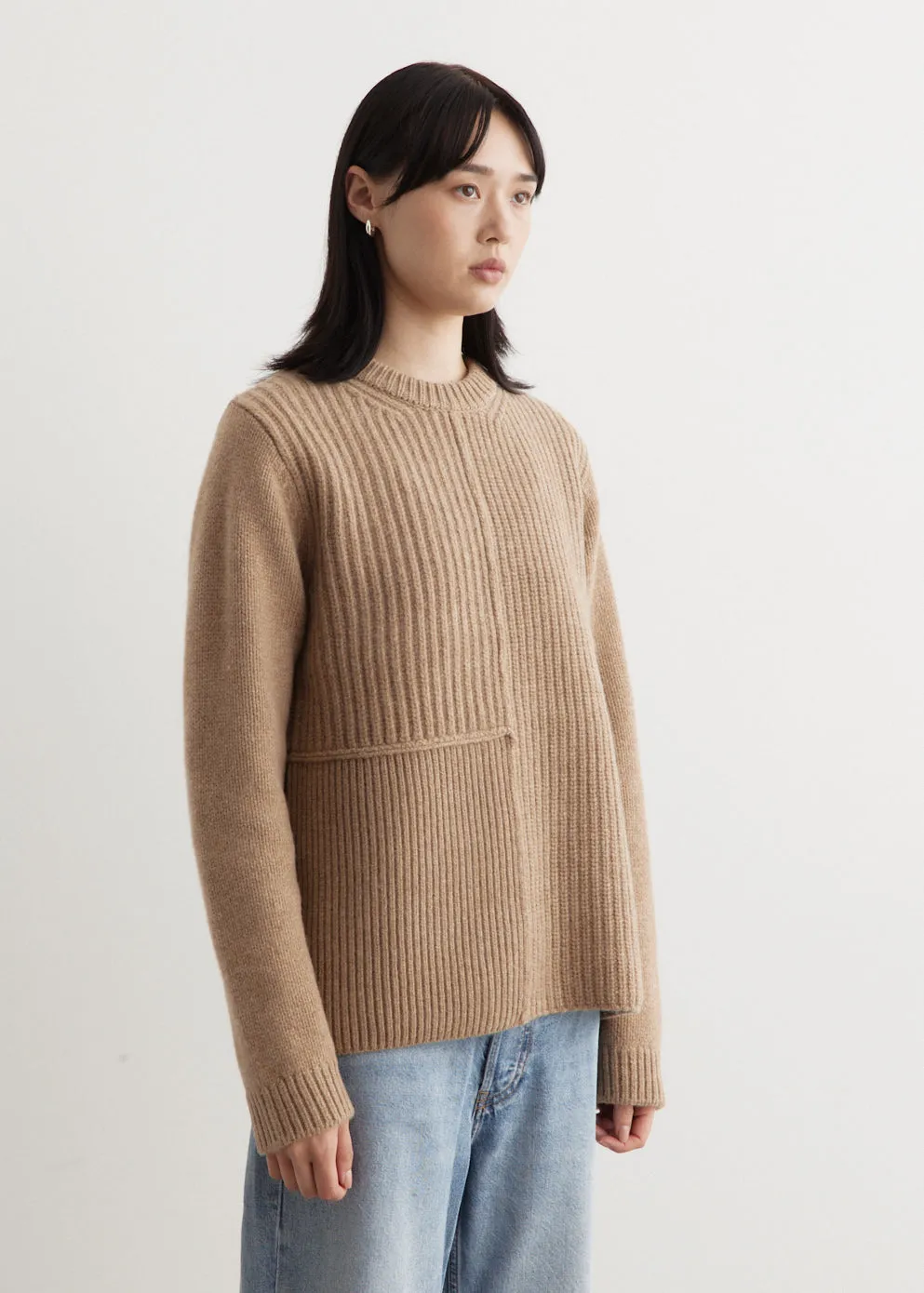 Multi-Rib Wool Knit