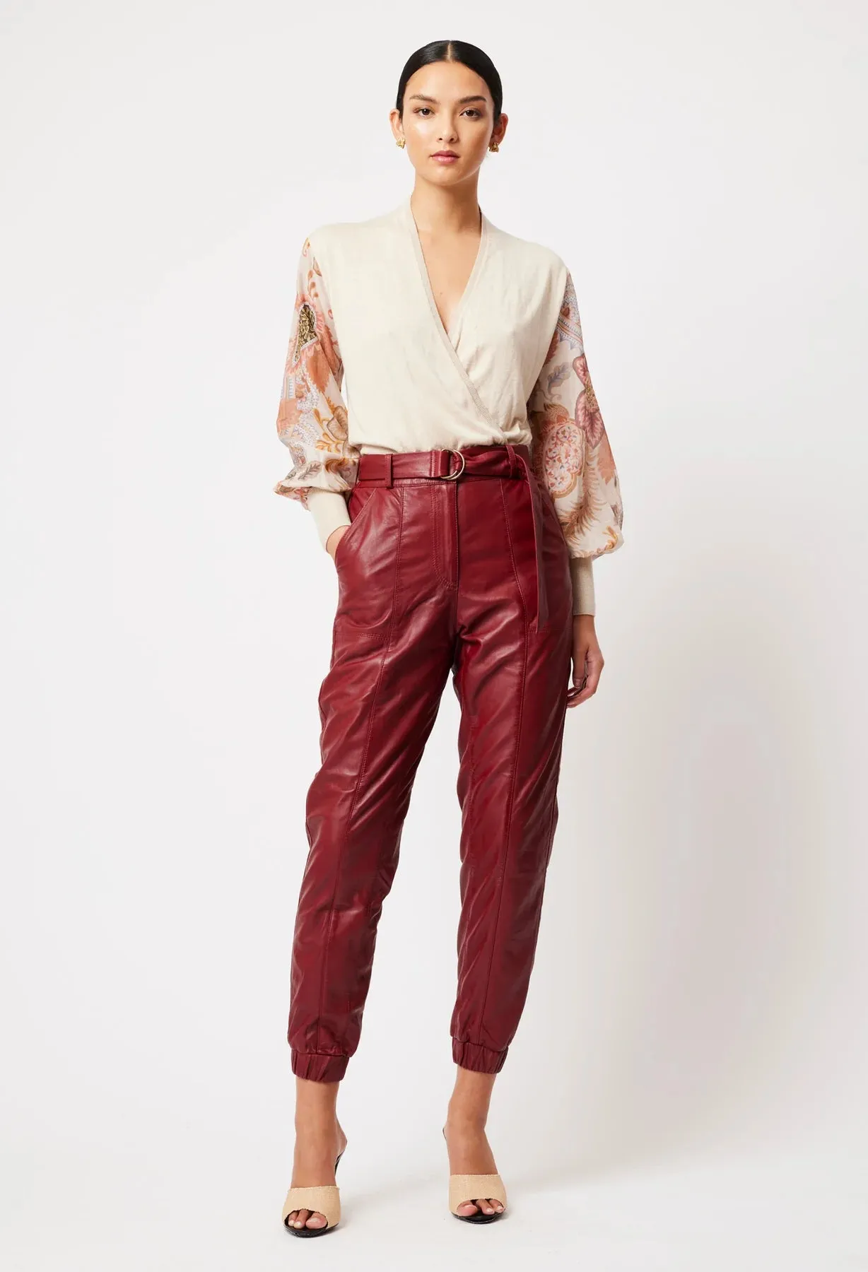 Once Was - Lyra Rayon Nylon Knit - Fawn/Aries Floral