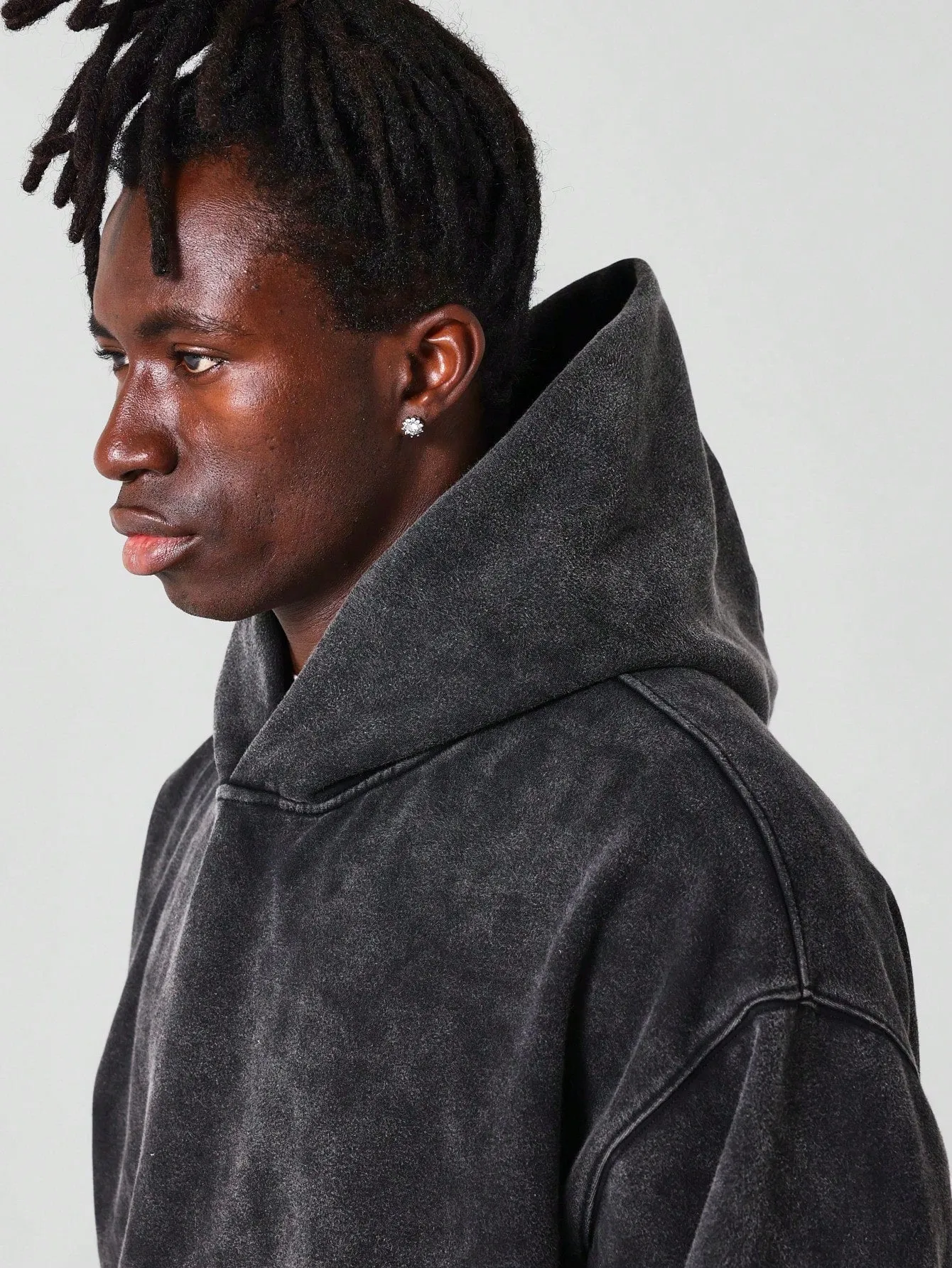 Regular Fit Essential Premium Washed Overhead Hoodie