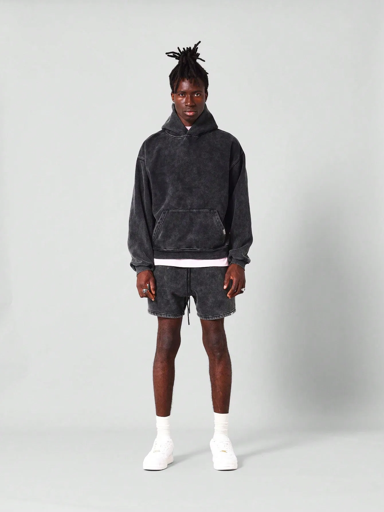 Regular Fit Essential Premium Washed Overhead Hoodie