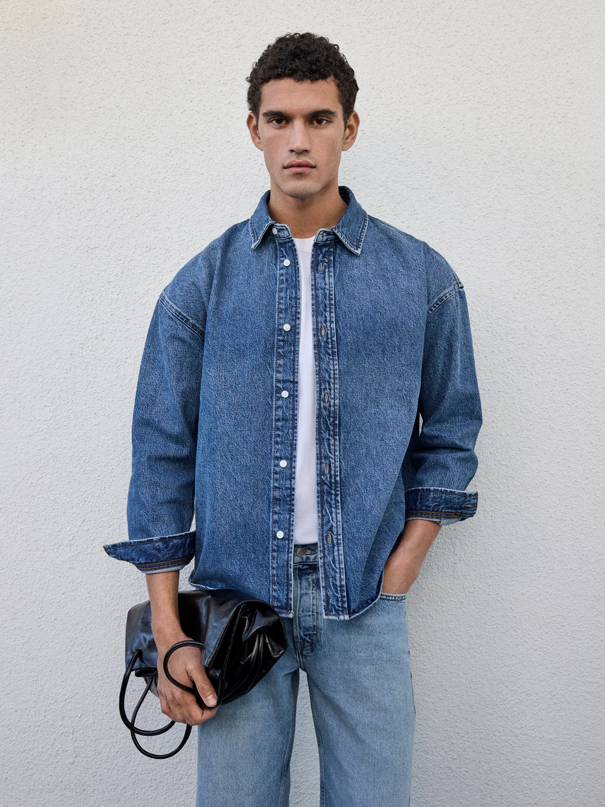 Relaxed Heavy Denim Shirt -- Dreams