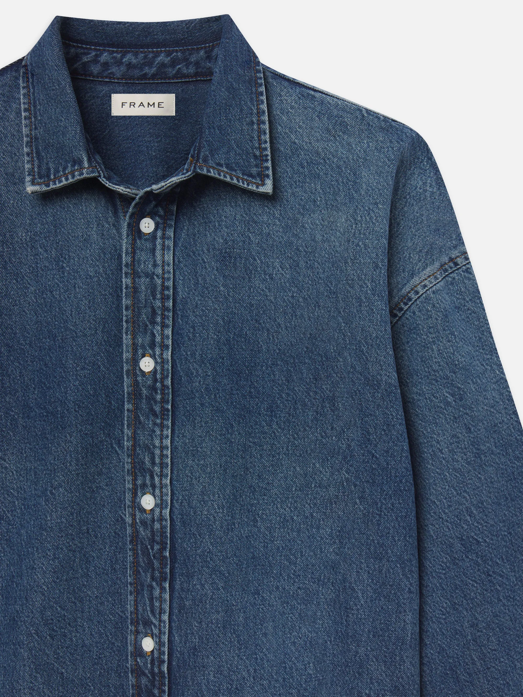 Relaxed Heavy Denim Shirt -- Dreams