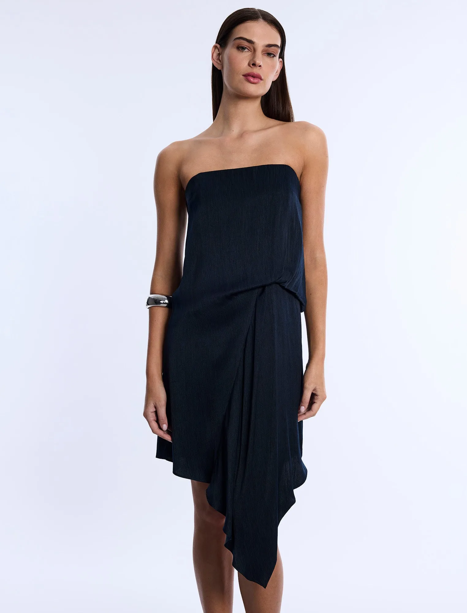 Strapless Drape Dress