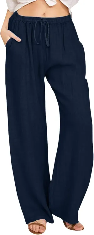 Wide Leg Pants for Women Winter Trending Yoga Thermal with Pockets Fleece Lined Flare Leggings