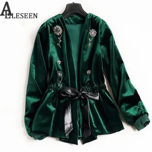 Winter/Spring Coat Winter New Style Beading Luxury Cardigan Jackets
