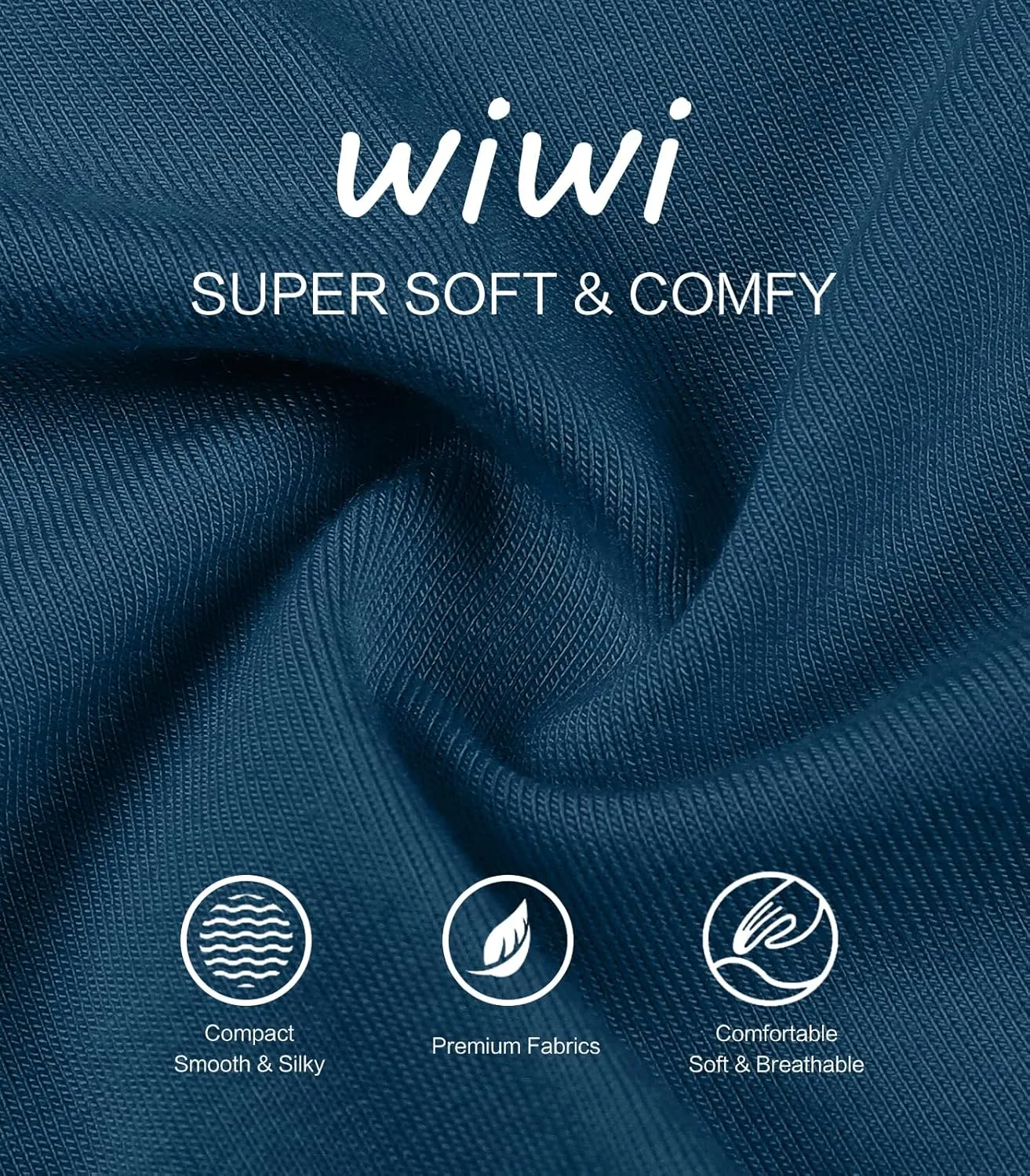 WiWi Pajamas Set for Women Soft Pajama Sets Viscose from Bamboo Short Sleeve Tops with Jogger Pants Pjs Sleepwear S-XXL