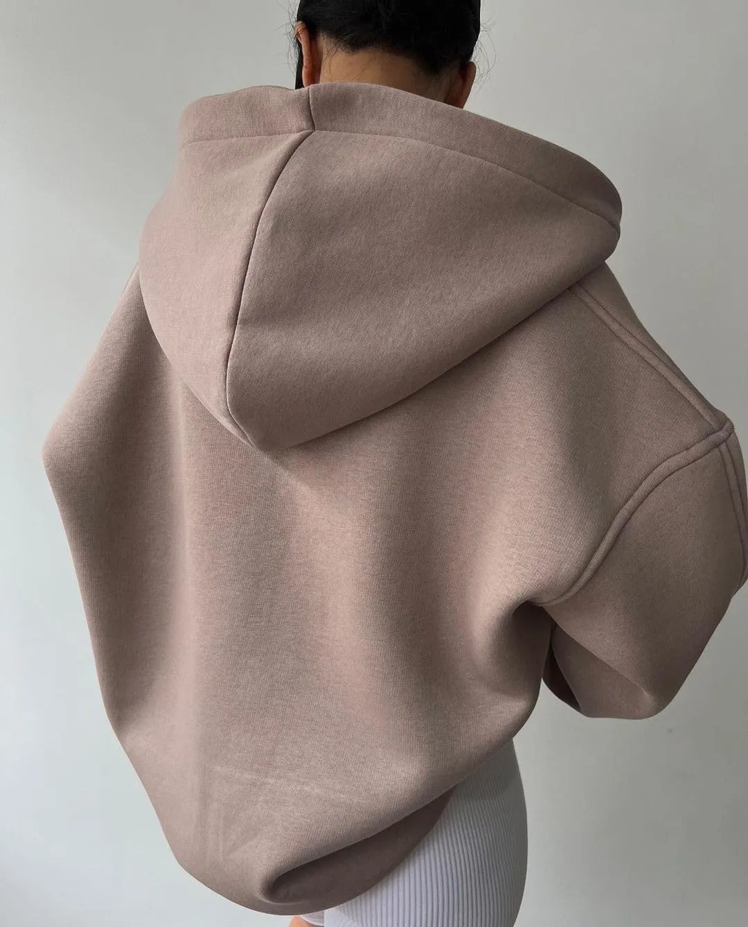 Women Oversized Hoodie Athletic Fleece Baggy Sweatshirt Acubi Basic Long Sleeve Workout Pullover Emo Fall Clothes
