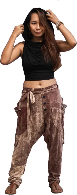 Women's Harem Loose Yoga Travel Lounge Pants with Pockets Casual Boho