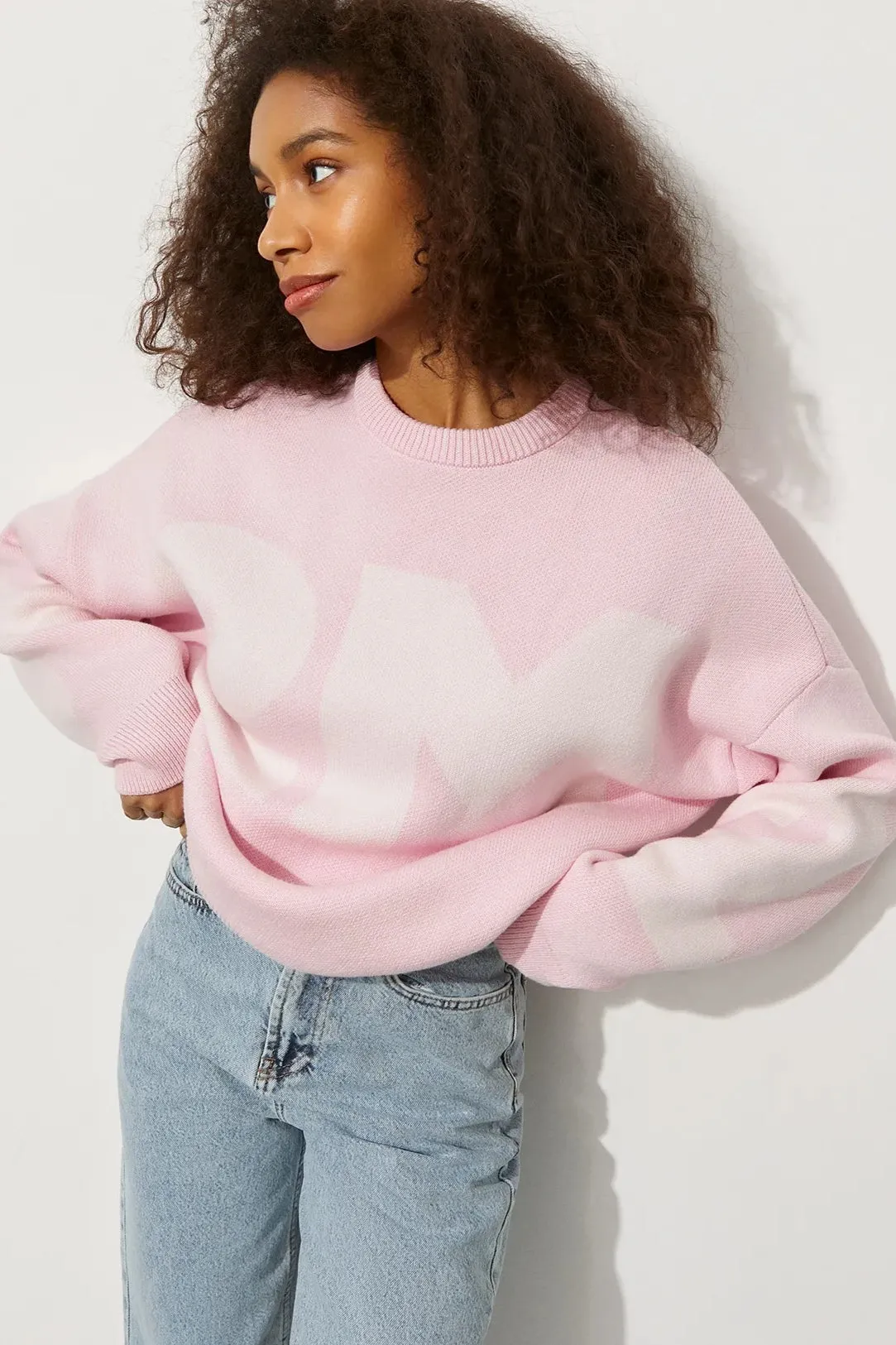 Women's Oversized Graphic Sweater