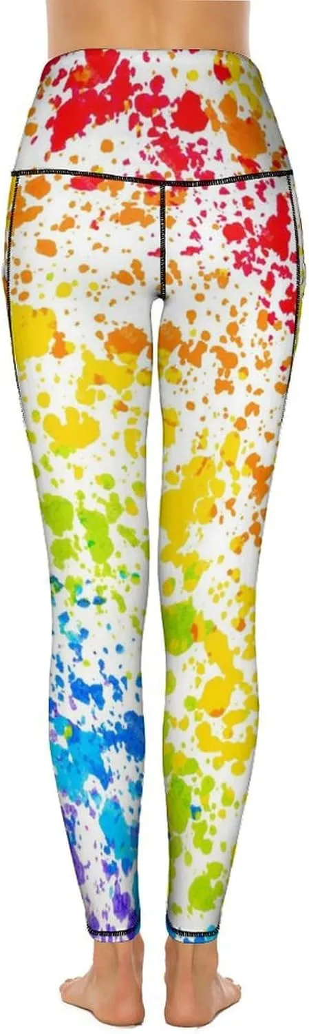 Yoga Pants for Women with Pockets High Waisted Tummy Control Running Sports Workout Yoga Leggings