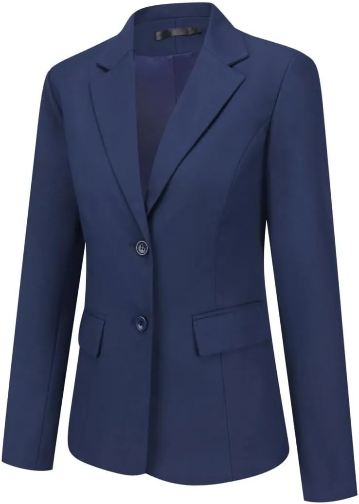 YUNCLOS Women's 2 Pieces Office Suit Set Long Sleeve Blazer Jacket and Suit Pants